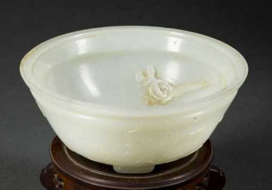 Light Green Chinese Nephrite Bowl