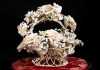 Victorian Sea Shell Basket of Flowers