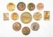 Twelve Bronze Commemorative Medals