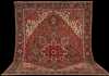 Antique Heriz Room Size Oriental Rug