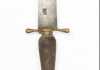 Exceptional Battle Used English Plug Bayonet Ca: 1700 With Crown Mark On Both Sides Of Blade