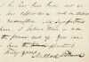 Millard Fillmore, presidential letter to Daniel Webster, 1851