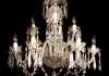 "Waterford" Nine Arm Crystal Chandelier