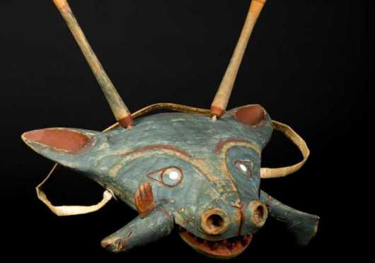 Rare Northwest Coast Carved and Painted Dance Mask *AVAILABLE FOR $5,000.00*