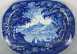 Historical Blue Staffordshire Platter