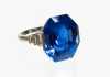 Burmese Sapphire Period Art Deco Platinum and Diamond Ring