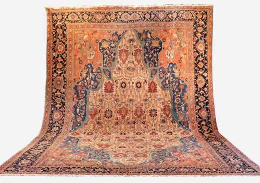 Important L19thC Serapi Room Size Oriental Rug