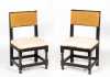 Pair of American Cromwellian Side Chairs