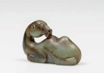 A Jade Figure of a Camel