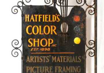 "Rockport, Mass" 19th/20thC Paint Store Sign