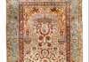 20thC Silk Hereke Prayer Rug- Signed